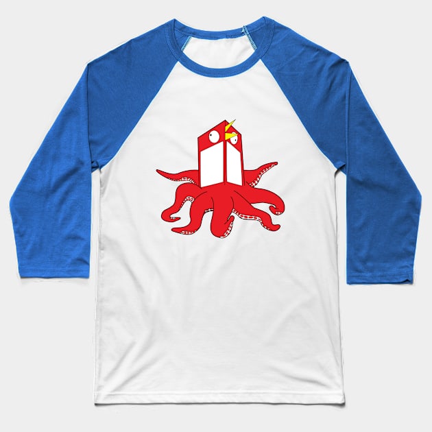 Call of Cobbthulu (no text) Baseball T-Shirt by Cultural Gorilla